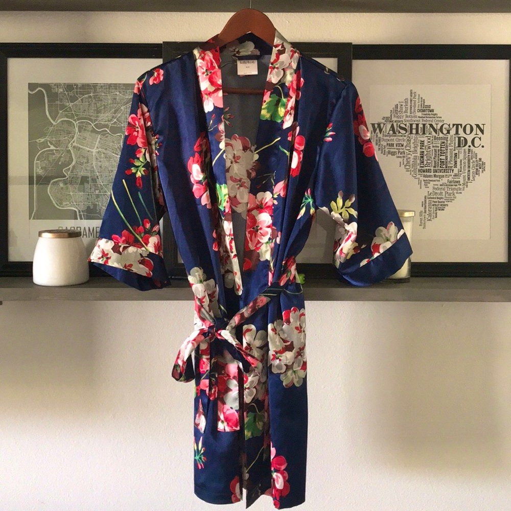 Bella Bride floral robe